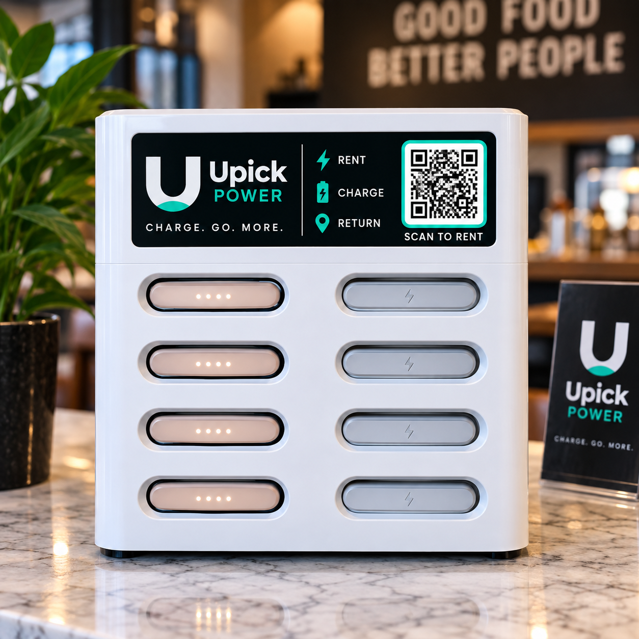 Official UPICK POWER 8-slot partner station